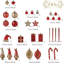 Valery Madelyn, décorations d'arbre de Noël rouge et or incassable pour grand arbre de Noël 100 carats, boules de Noël suspendues de luxe pour décorations de fêtes de Noël