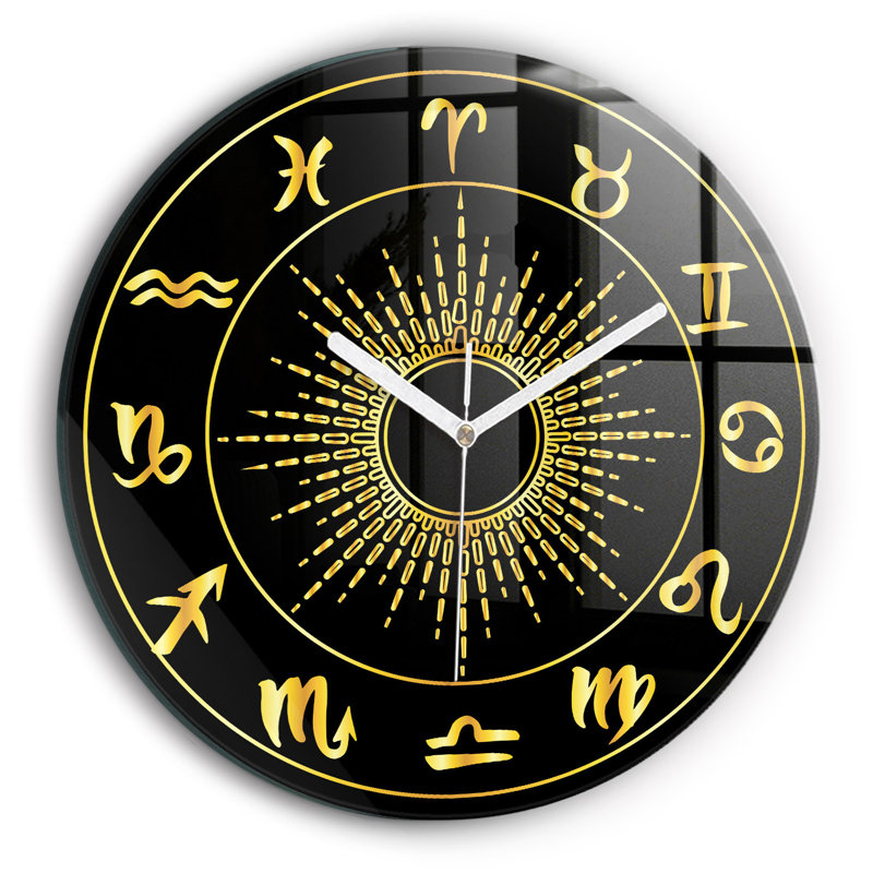 Glass Wall Clock