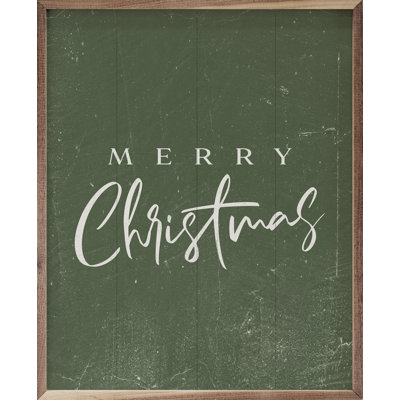 Merry Christmas Fancy Green