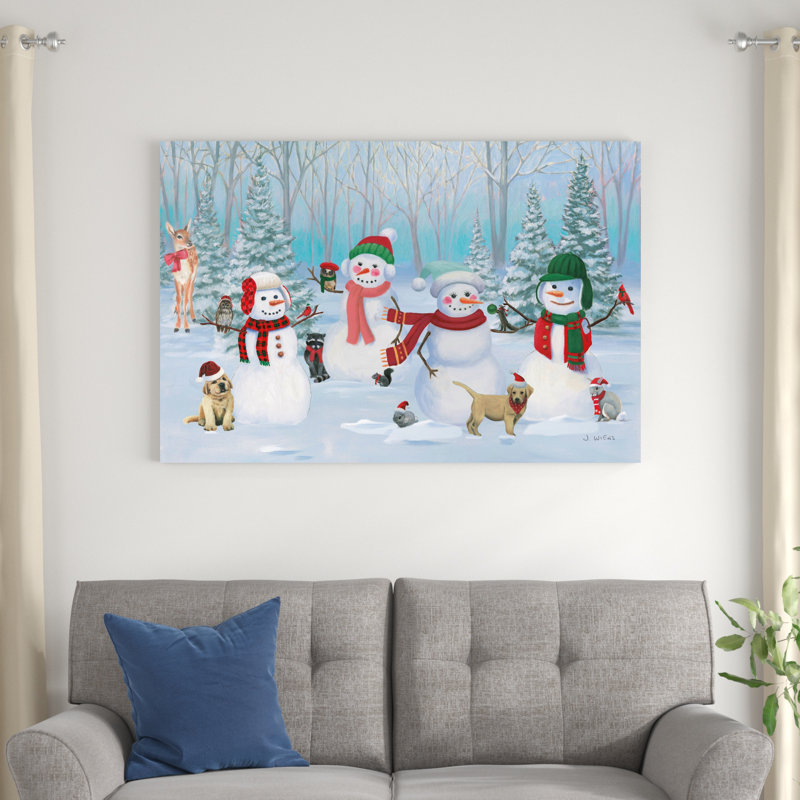 Habillé pour Noël V, H 48 po x l 32 po x P 1,25 po
