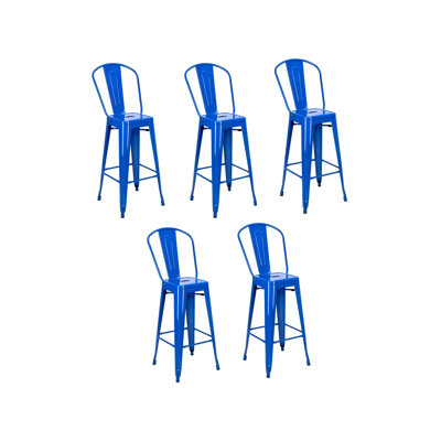 Tabouret de bar en métal Hi Chivari