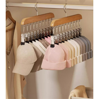 Nudd Wood Non-Slip Accessories Hanger for Tie/Belt