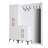 Modern Hall Stand with Coat Rack & Shelves, White, 70.9 x 78.7 x 13.8 inches | 100% Melamine Coated Particle Board, Metal Legs & Handles | Stylish Scandinavian Design, Wall-Mountable, Functional Storage Solution