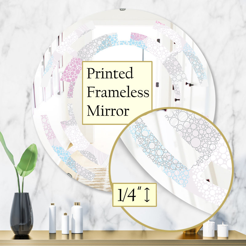 Miroir mural Wave, 31,5 po x 31,5 po