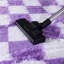 Tapis à carreaux blanc et mauve Idéal pour la décoration intérieure, les chambres de bébé, les chambres à coucher et les salons.-2030541856-2030541866
