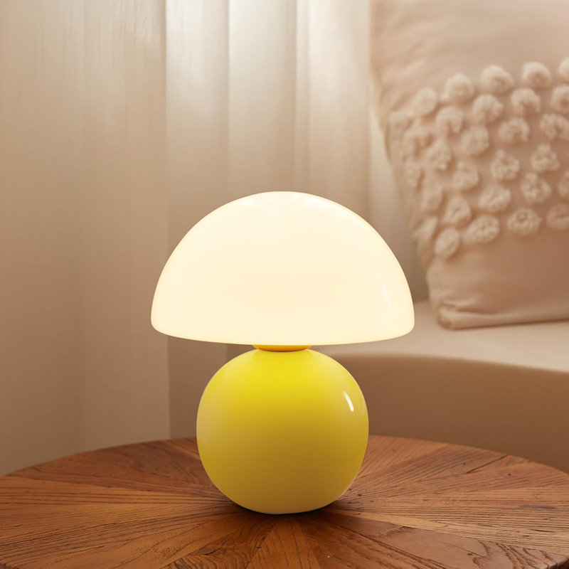 Petite lampe champignon, Blanc