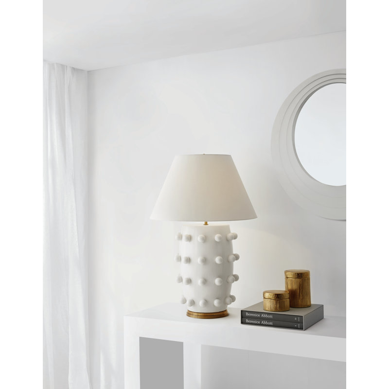 Kelly Wearstler Linden Table Lamp, White