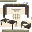 Table de salle à manger extensible Farmhouse Modern-1924942669-1924942668