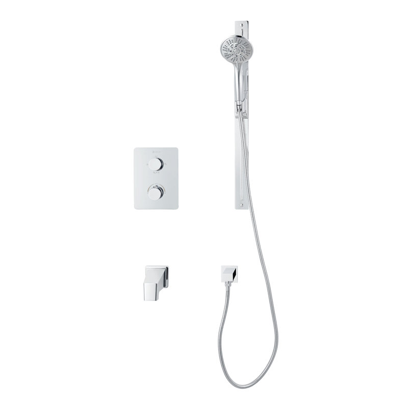 Robinet de baignoire et de douche à double fonction avec valve brute