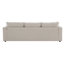 Tissu beige 4 avec canapé-lit modulaire en forme de L pour café, appartement Glamour-1252207941