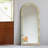 Half-Circle Manufactured Wood Full Length Mirrors
