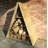 Triangular 3 Ft. x 1 Ft. Wood Log Store