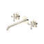 Amahle Wall Mounted Lavatory Faucet Trim-1941876738