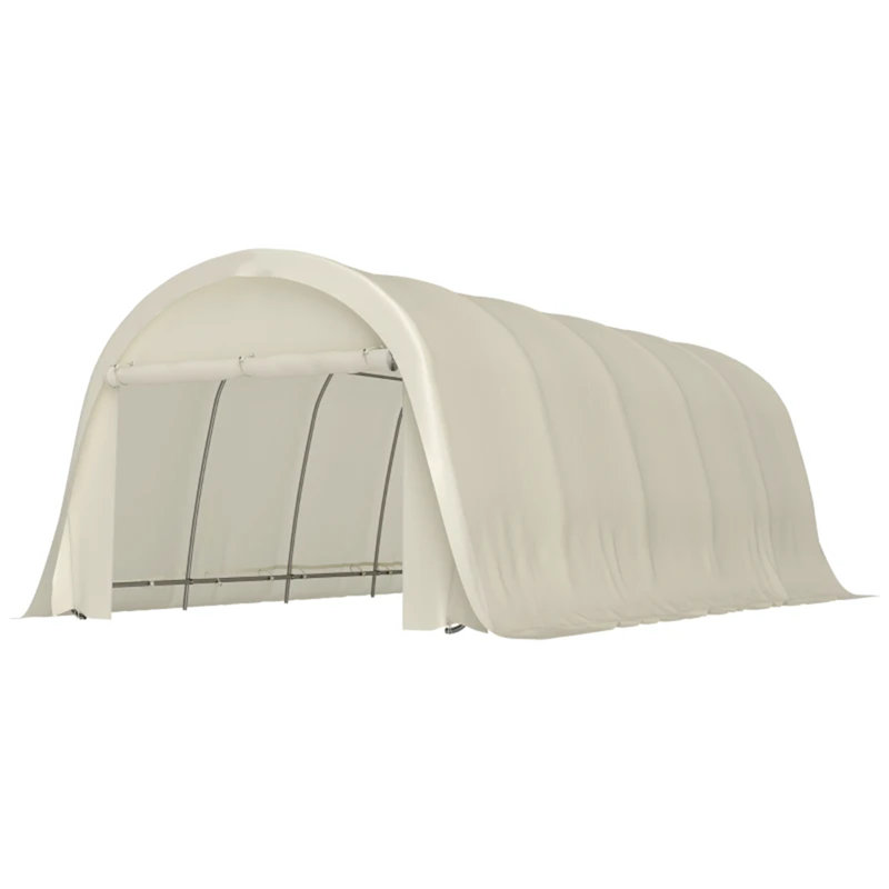 Tente de garage spacieuse, abri d'auto robuste