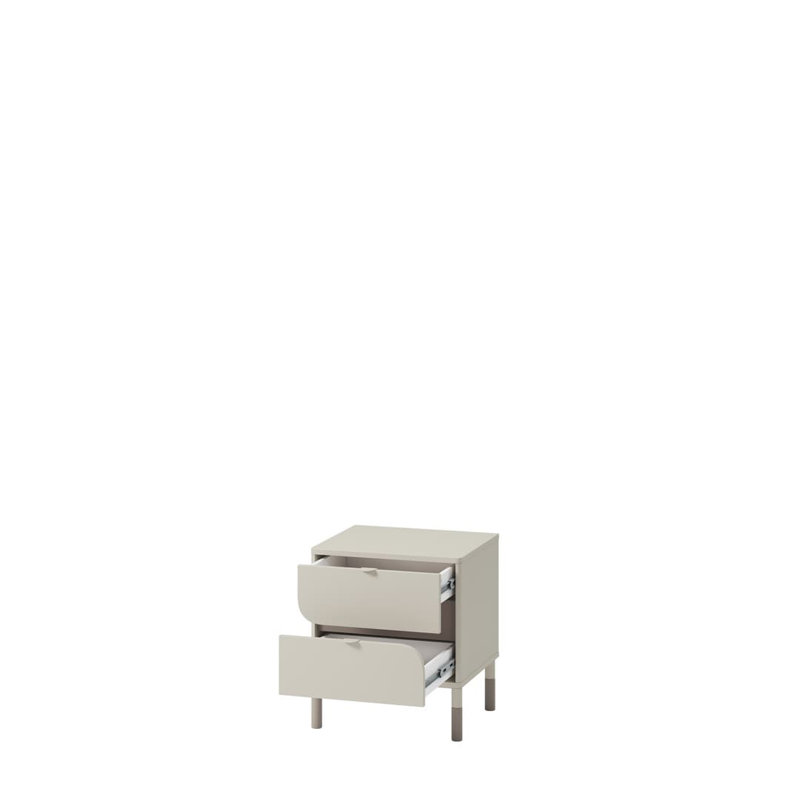 Naguan 46cm W Manufactured Wood Bedside Table