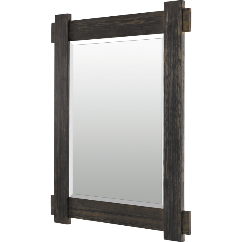 Thomasson Wood Flat Wall Mirror