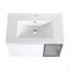 Meuble-lavabo mural 30 po avec lavabo en céramique, 2 portes à fermeture en douceur, meuble-lavabo et demi-porte en verre, contreplaqué (emballage KD)-125514709