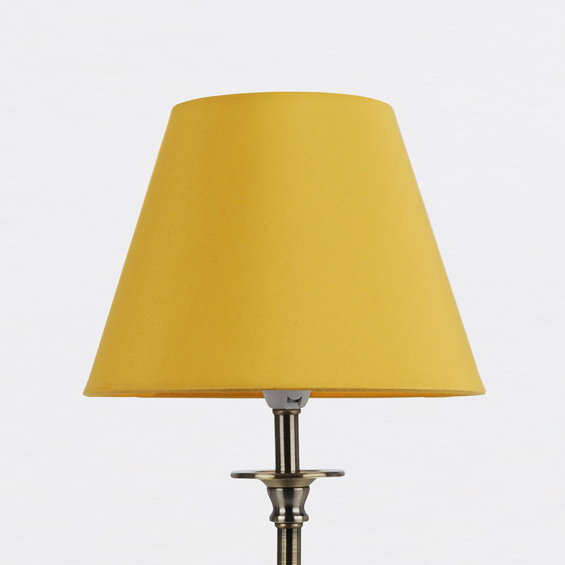 Avoca Lamp, Chrome, Ochre
