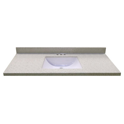 Plateau de meuble-lavabo simple 61 po