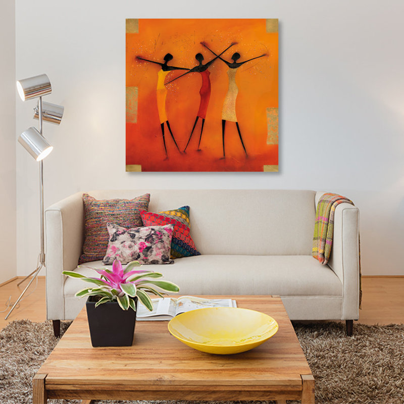 « sensation free i », impression sur toile, H 37 po x l 37 po x P 1,5 po, Toile tendue, Pas de tapis