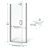 Infinity 28'' - W x 72'' H Pivot Door Semi-Frameless Shower Door with-16968443-17243238