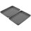 Everyday Set Of 2 Nonstick Steel Toaster Oven Mini Baking Sheets, Gray