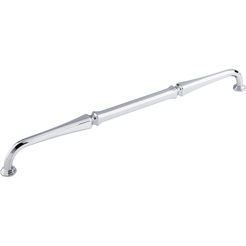 Chalet 12" Center to Center Bar Pull, Polished Chrome
