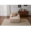 Chaise longue rembourrée en velours côtelé Modern-117430051
