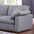 6-Piece 110" L-Shaped Sectional Sofa with Ottoman-147616788