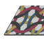 Rose géométrique/jaune/Tapis décoratif bleu-1235624810