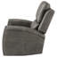 Fauteuil inclinable électrique pivotant triple Joe, similicuir gris