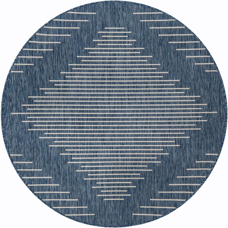 Wallington Geometric Indoor Rug, Round 3'3"