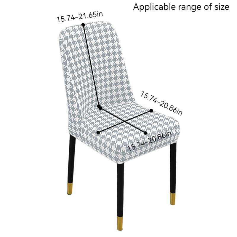 Housse pour chaise de salle à manger en polyester