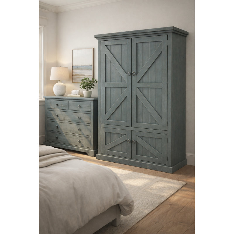 Armoire Kellogg, Bleu foncé