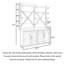 Minimalist Farmhouse Tall Bookcase with X-Brace Frame-940662555