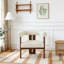 Chaise d'appoint moderne rembourrée avec accoudoirs ronds-1549766762