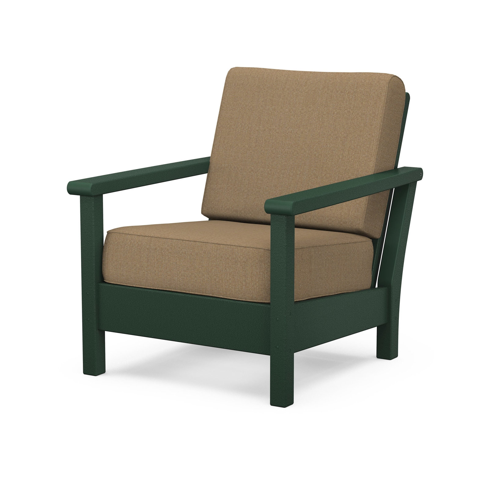 Harbour Patio Lounge Chair, Cast Ash, Green
