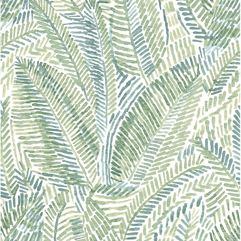 Fildia Botanical Wallpaper, Green