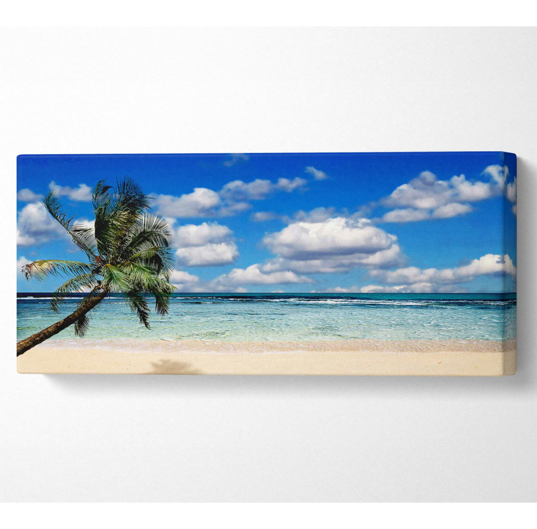 Palm Tree Island Paradise - Kunstdrucke auf Leinwand - Wrapped Canvas