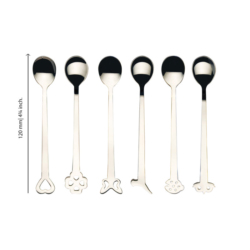 Mepra Gift Box 6 Pcs Moka Spoons Evento Stainless Steel