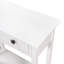 Console d'entrée rustique à texture brossée avec tiroirs et tablette inférieure pour le salon-92026506