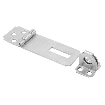 Prime-Line Safety Hasp, 3-1/2 in., Steel Construction, Zinc-Plated Finish (Single Pack)