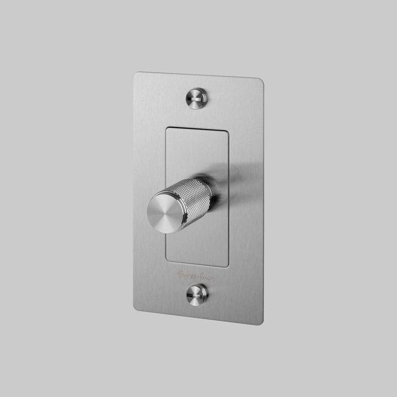 1G Dimmer / Non-Logo , Brass, 1 Gang