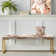 Upholstered Gold Bench