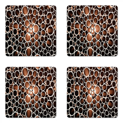 Square 4 Piece Coaster Set