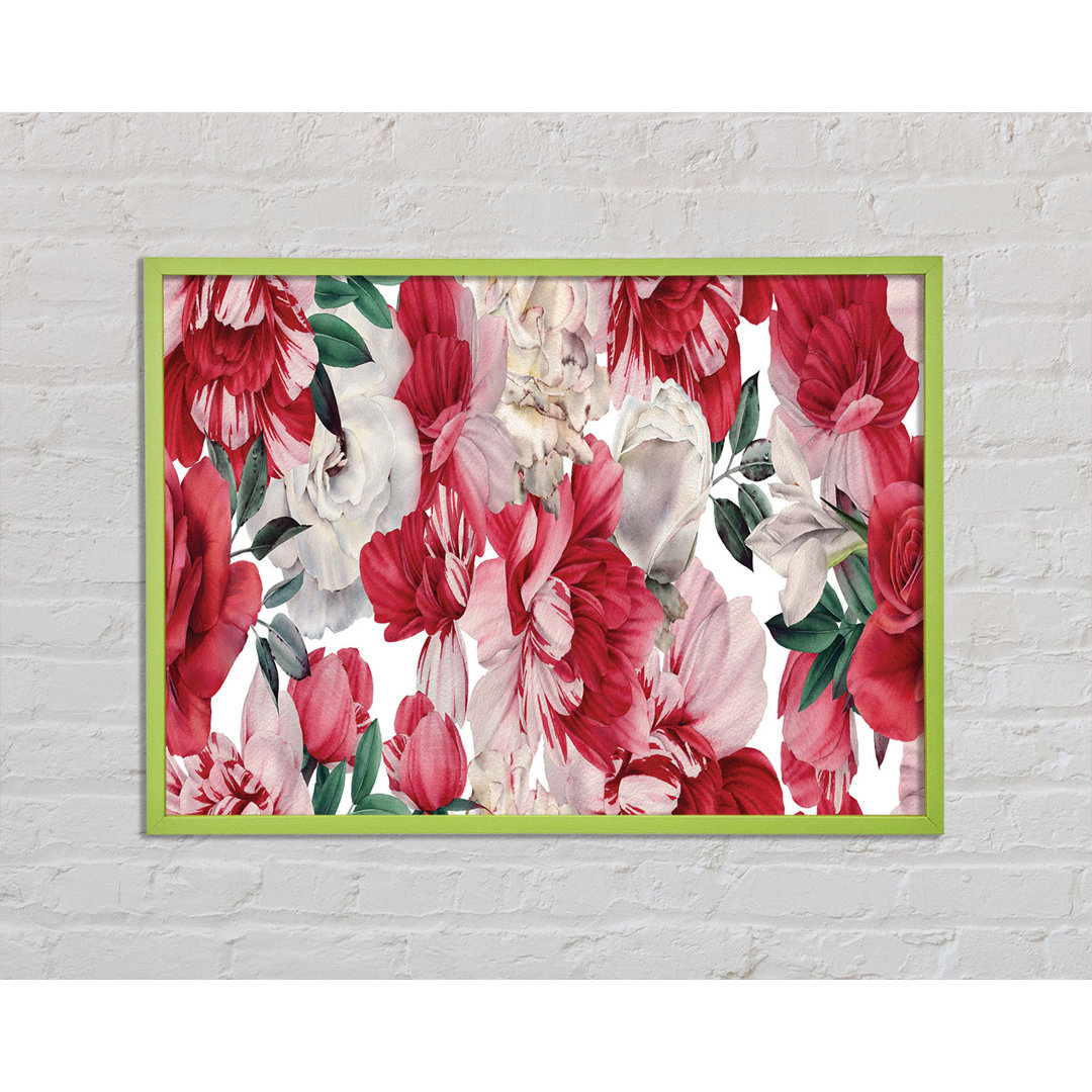 Gerahmtes Poster Amesfield Red And Pink Petal Delight