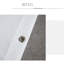 Rideau de douche en polyester avec crochets