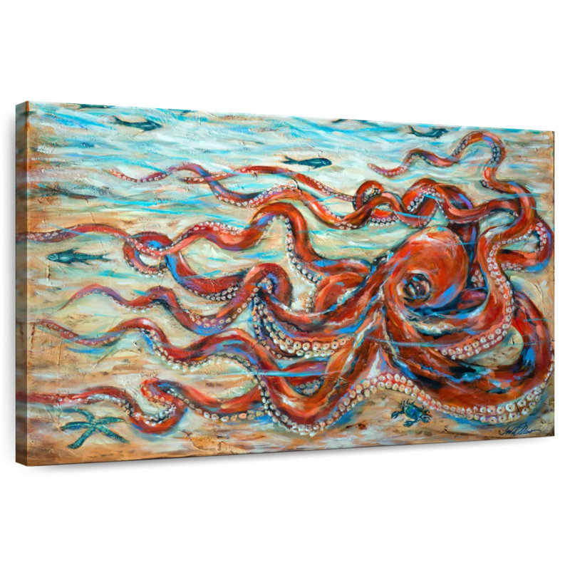 Octopus Crawl, 30" H x 45" W