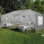 Tente escamotable 236 × 118 po, tente commerciale imperméable avec 6 parois latérales amovibles-99443266