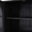 Armoire de rangement murale en verre 47,25 po à quatre portes, fixation murale-104391815